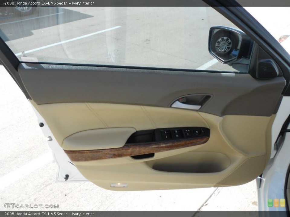 Ivory Interior Door Panel for the 2008 Honda Accord EX-L V6 Sedan #59270346