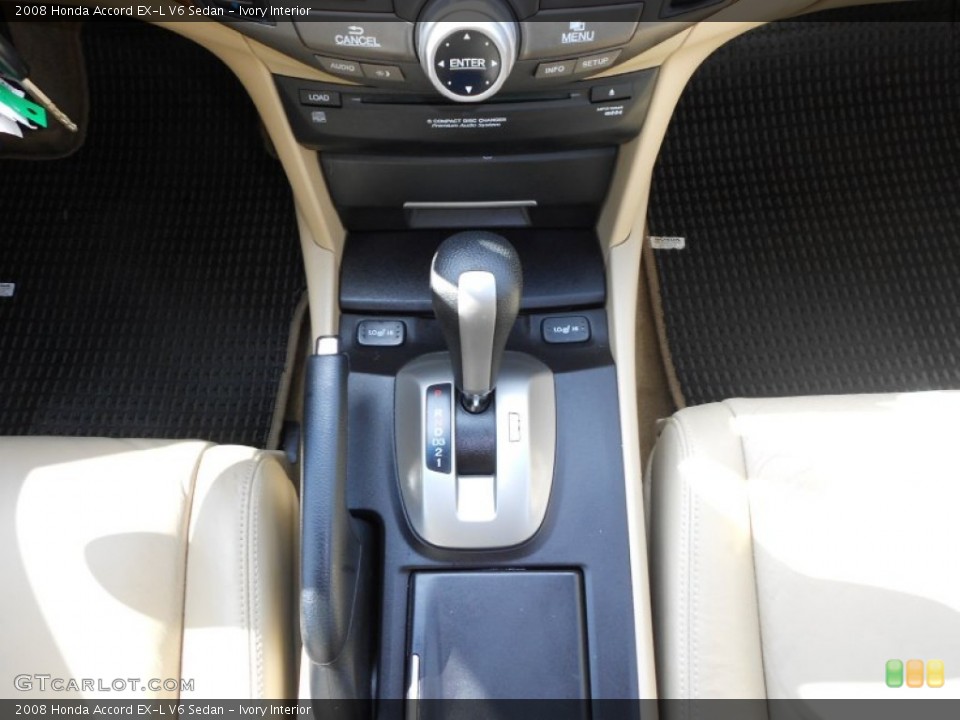 Ivory Interior Transmission for the 2008 Honda Accord EX-L V6 Sedan #59270433