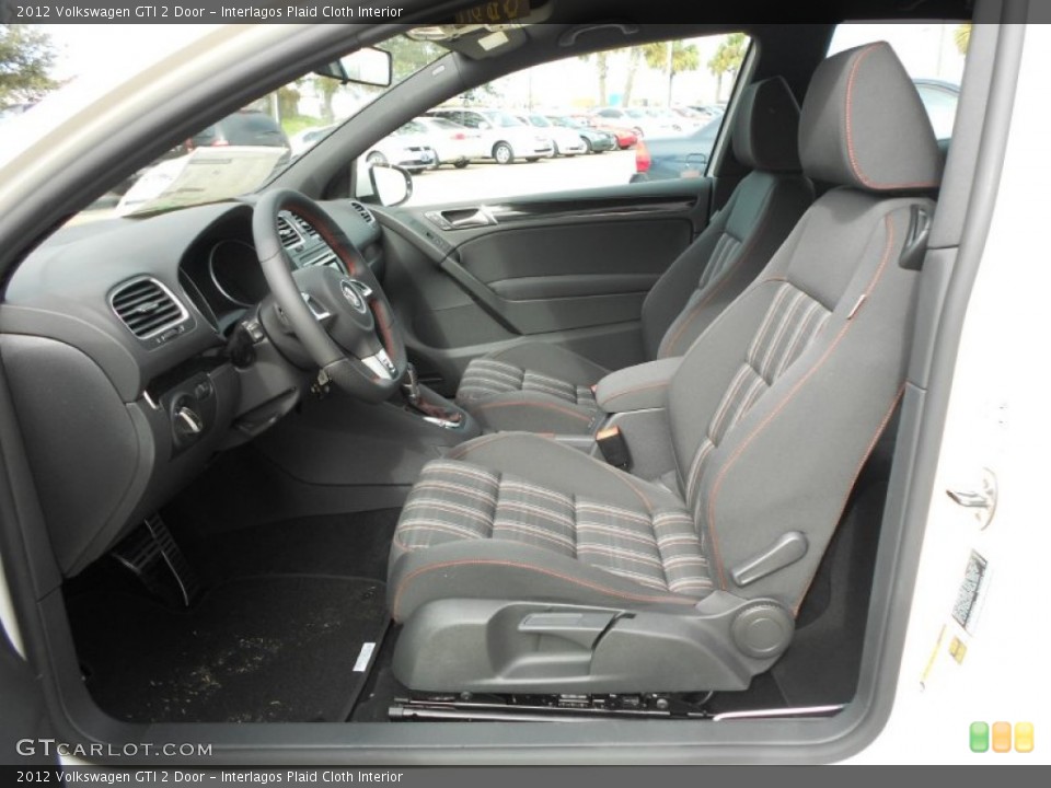 Interlagos Plaid Cloth Interior Photo for the 2012 Volkswagen GTI 2 Door #59271060