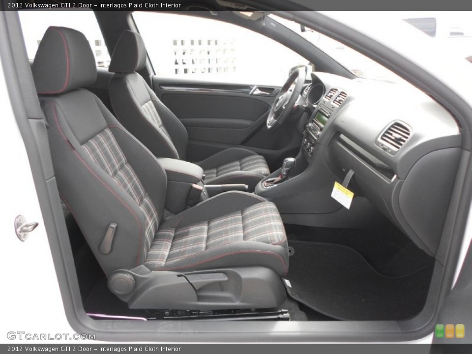 Interlagos Plaid Cloth Interior Photo for the 2012 Volkswagen GTI 2 Door #59271075