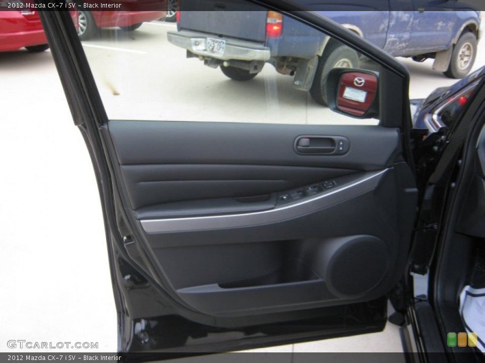 Black Interior Door Panel for the 2012 Mazda CX-7 i SV #59271375