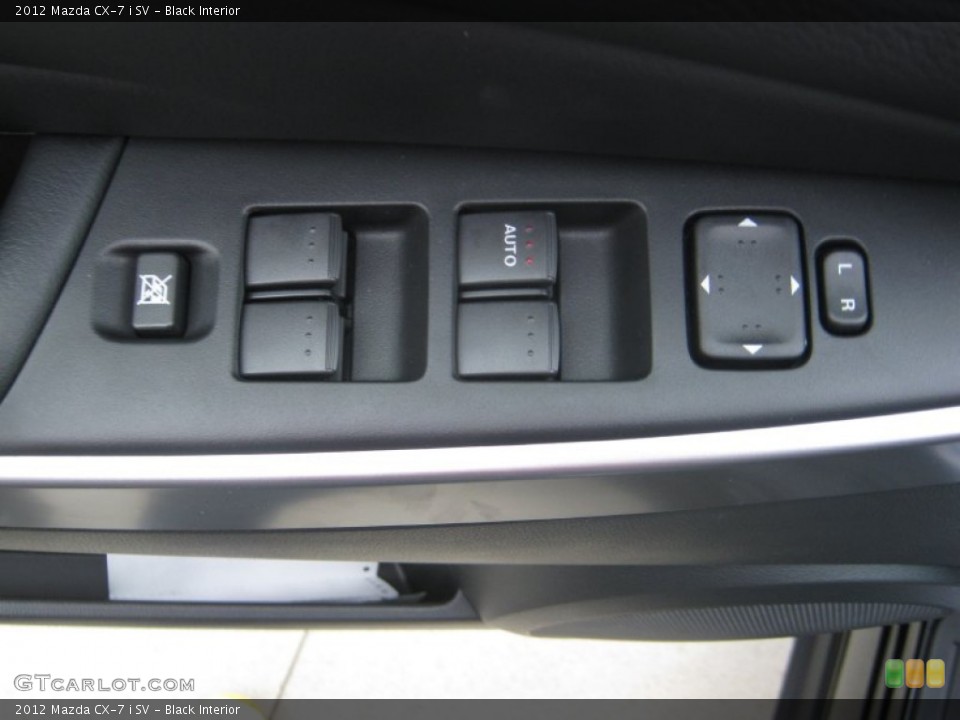 Black Interior Controls for the 2012 Mazda CX-7 i SV #59271384
