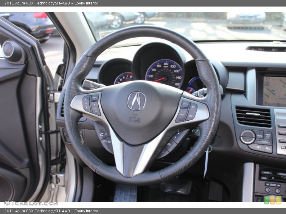 Ebony Interior Steering Wheel for the 2011 Acura RDX Technology SH-AWD #59272122
