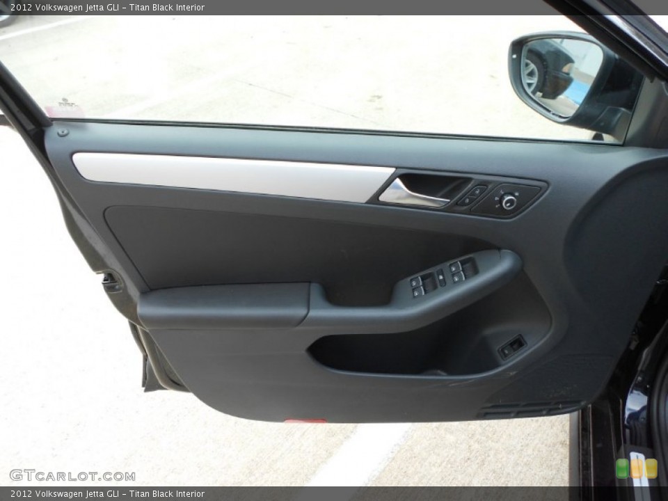 Titan Black Interior Door Panel for the 2012 Volkswagen Jetta GLI #59272266