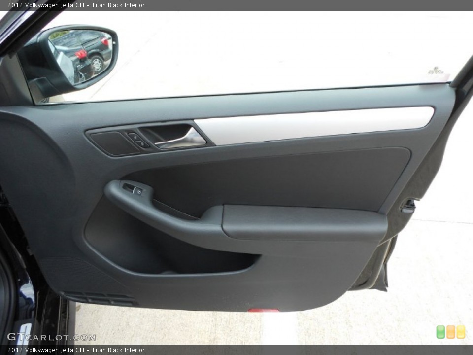 Titan Black Interior Door Panel for the 2012 Volkswagen Jetta GLI #59272284
