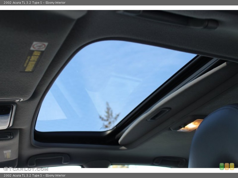 Ebony Interior Sunroof for the 2002 Acura TL 3.2 Type S #59273055