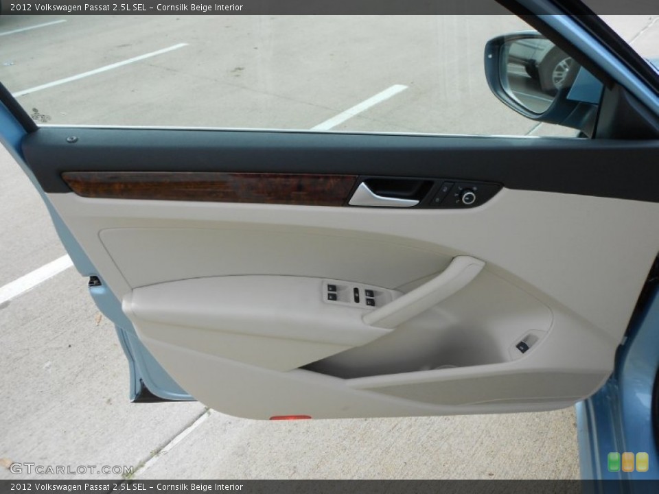 Cornsilk Beige Interior Door Panel for the 2012 Volkswagen Passat 2.5L SEL #59273058