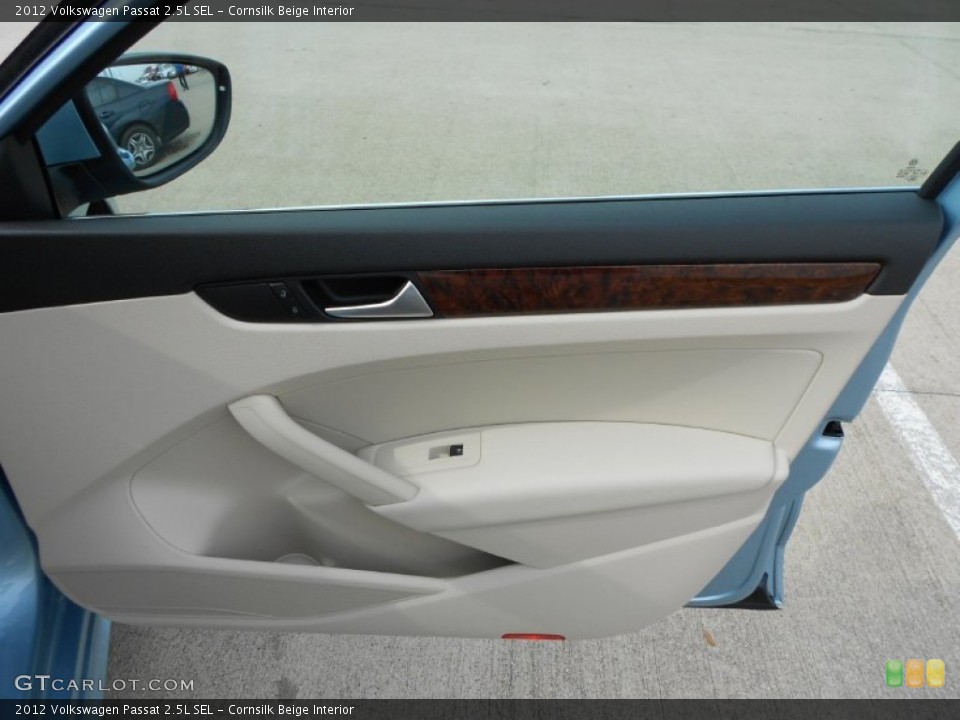 Cornsilk Beige Interior Door Panel for the 2012 Volkswagen Passat 2.5L SEL #59273076