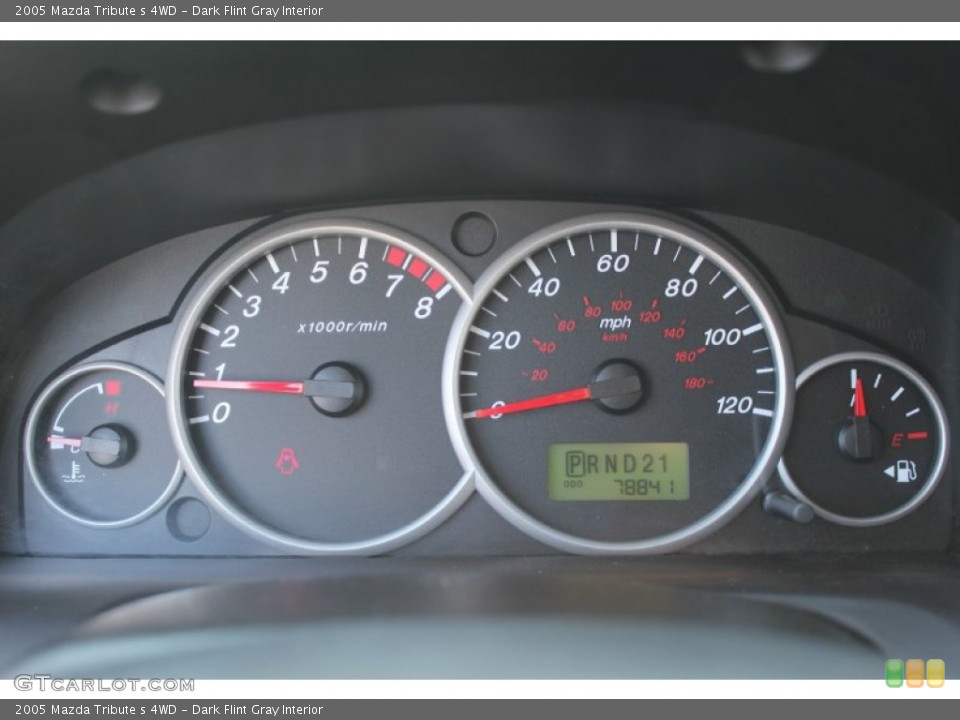 Dark Flint Gray Interior Gauges for the 2005 Mazda Tribute s 4WD #59274177