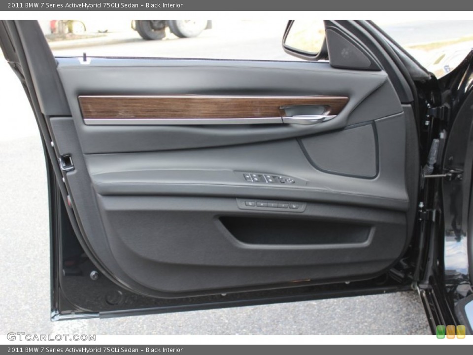 Black Interior Door Panel for the 2011 BMW 7 Series ActiveHybrid 750Li Sedan #59274423