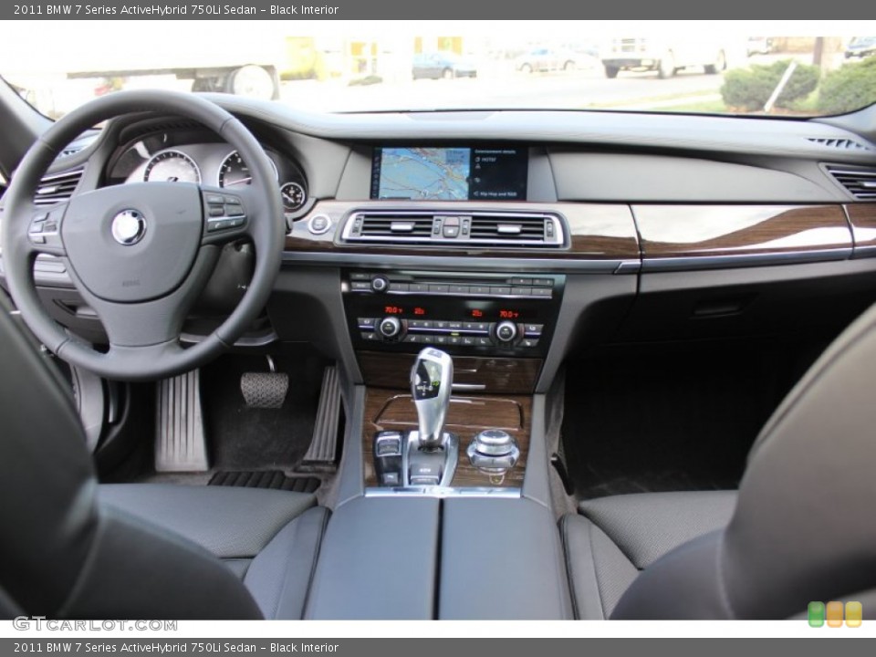 Black Interior Dashboard for the 2011 BMW 7 Series ActiveHybrid 750Li Sedan #59274471