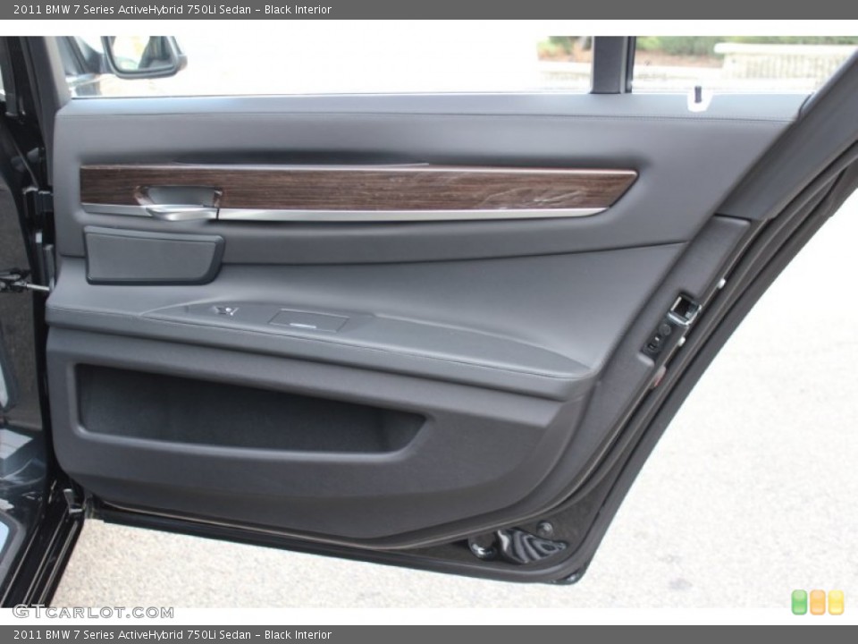 Black Interior Door Panel for the 2011 BMW 7 Series ActiveHybrid 750Li Sedan #59274564