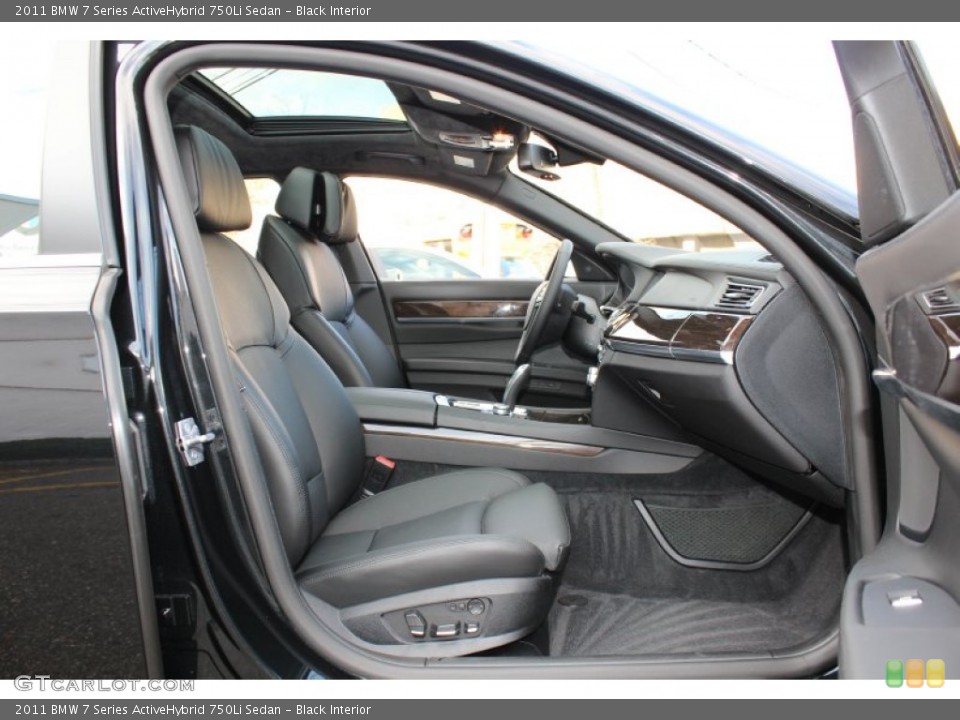 Black Interior Photo for the 2011 BMW 7 Series ActiveHybrid 750Li Sedan #59274602