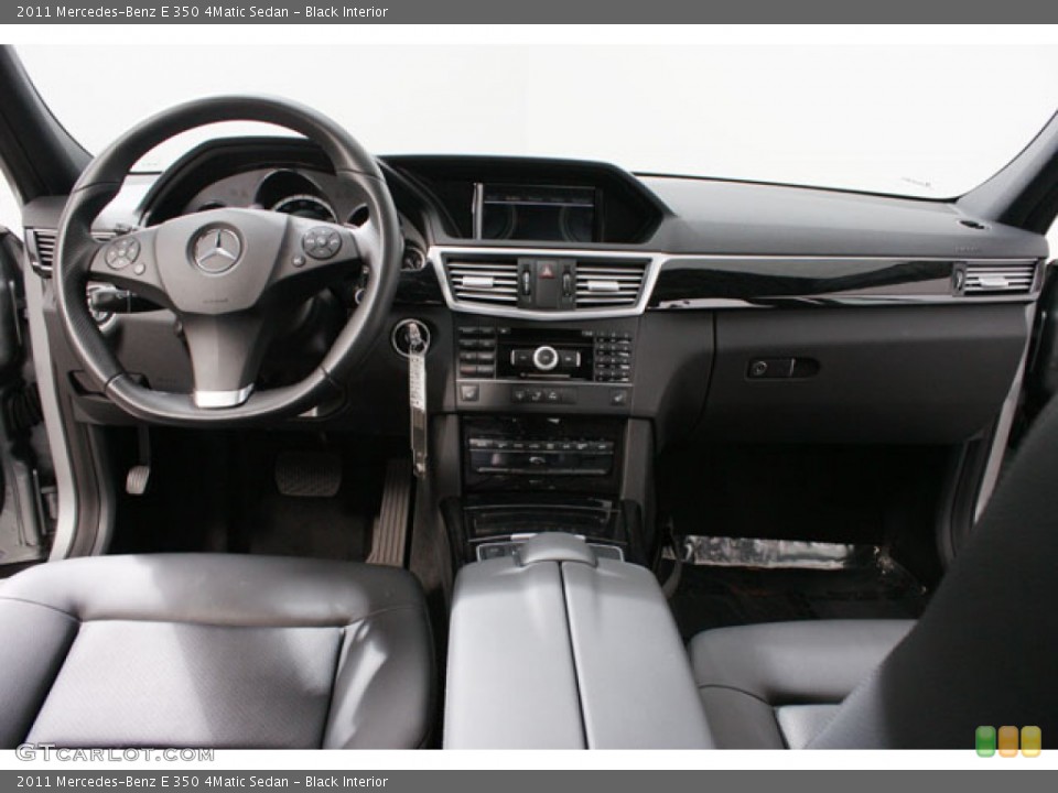 Black Interior Dashboard for the 2011 Mercedes-Benz E 350 4Matic Sedan #59275875