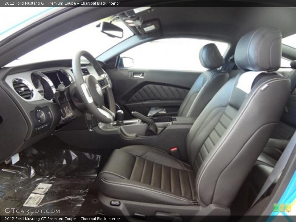 Charcoal Black Interior Photo for the 2012 Ford Mustang GT Premium Coupe #59278887