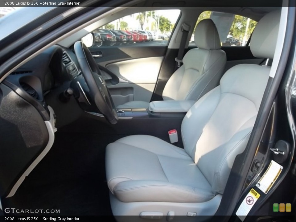 Sterling Gray Interior Photo for the 2008 Lexus IS 250 #59279625