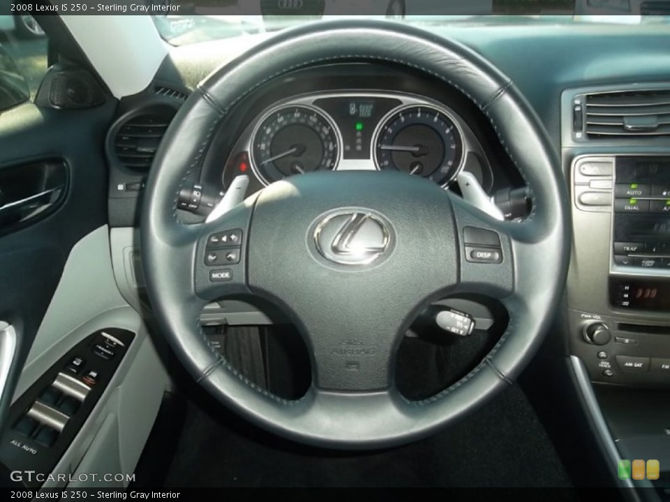 Sterling Gray Interior Steering Wheel for the 2008 Lexus IS 250 #59279746