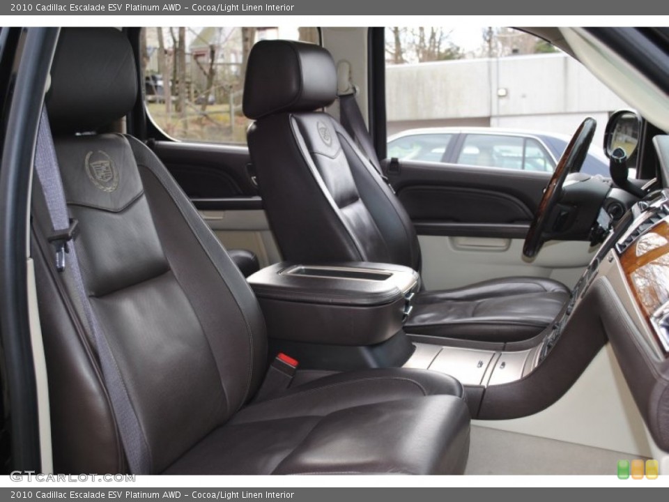 Cocoa/Light Linen Interior Photo for the 2010 Cadillac Escalade ESV Platinum AWD #59280141
