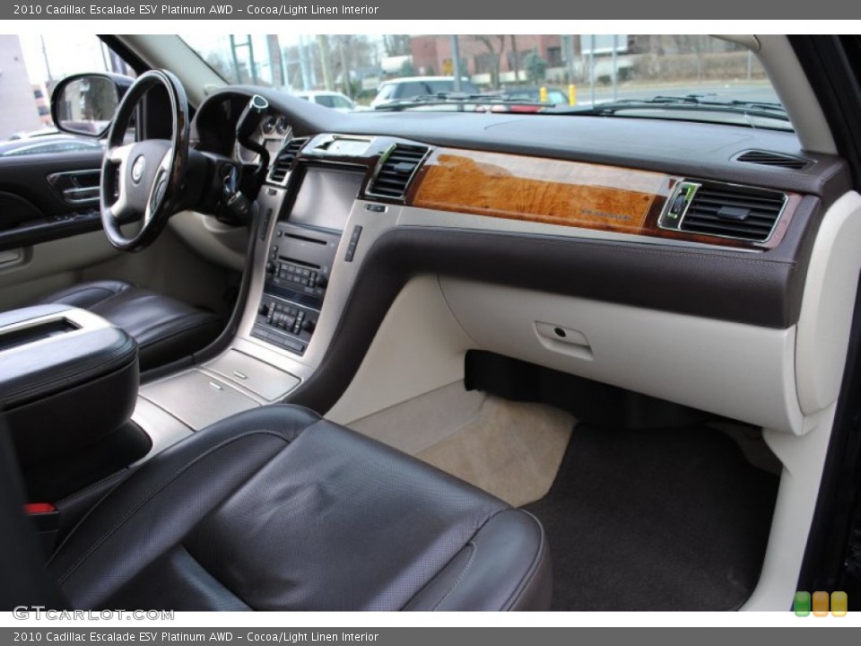 Cocoa/Light Linen Interior Dashboard for the 2010 Cadillac Escalade ESV Platinum AWD #59280150