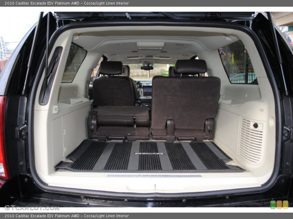 Cocoa/Light Linen Interior Trunk for the 2010 Cadillac Escalade ESV Platinum AWD #59280186