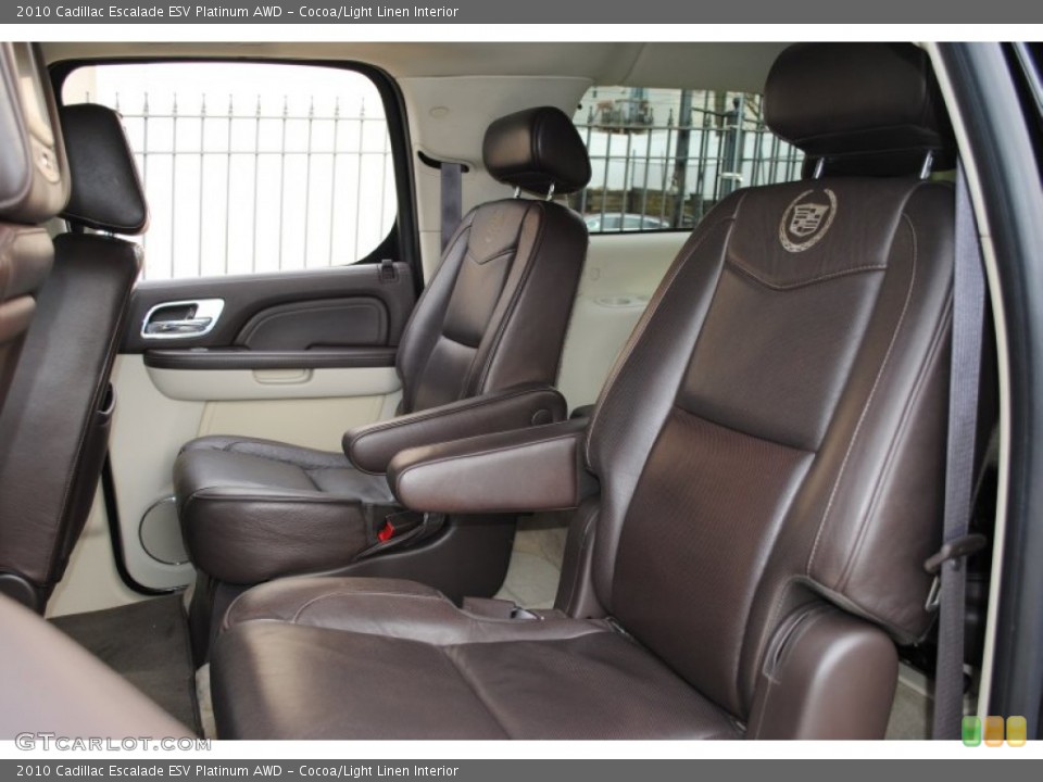 Cocoa/Light Linen Interior Photo for the 2010 Cadillac Escalade ESV Platinum AWD #59280204