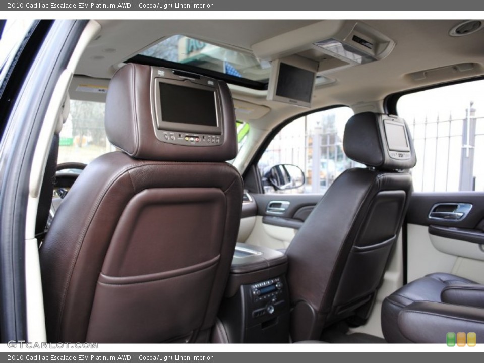 Cocoa/Light Linen Interior Photo for the 2010 Cadillac Escalade ESV Platinum AWD #59280213