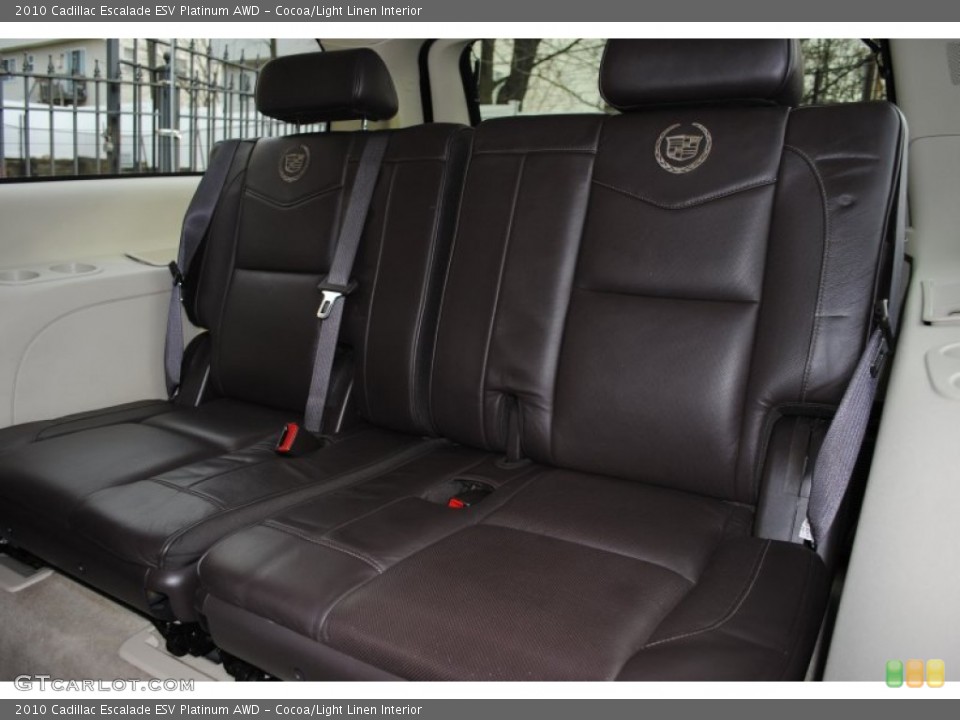 Cocoa/Light Linen Interior Photo for the 2010 Cadillac Escalade ESV Platinum AWD #59280231