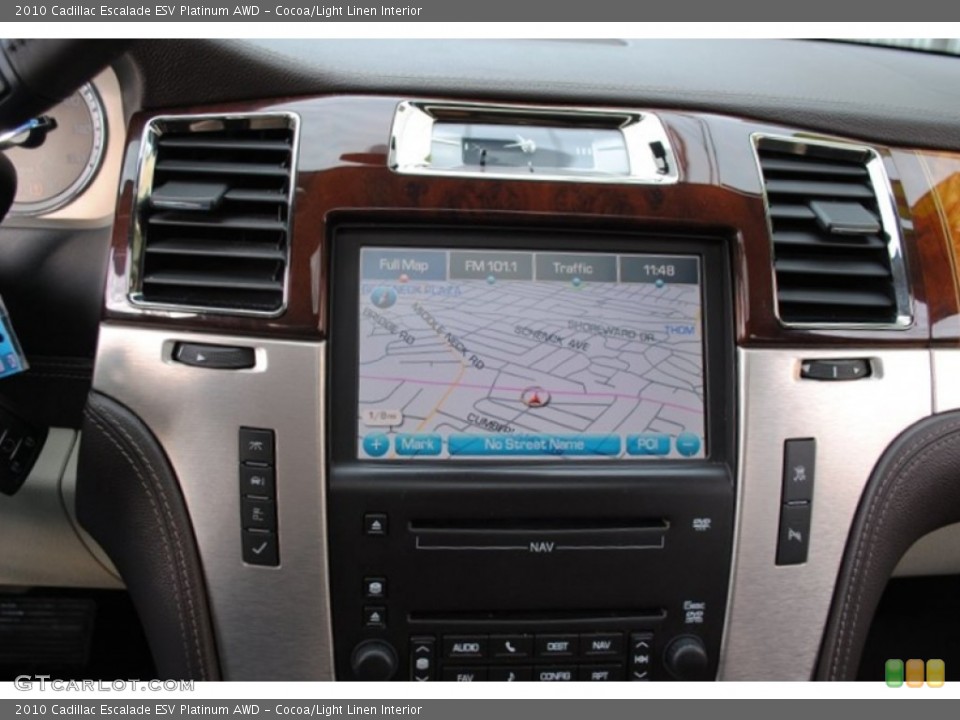 Cocoa/Light Linen Interior Navigation for the 2010 Cadillac Escalade ESV Platinum AWD #59280264