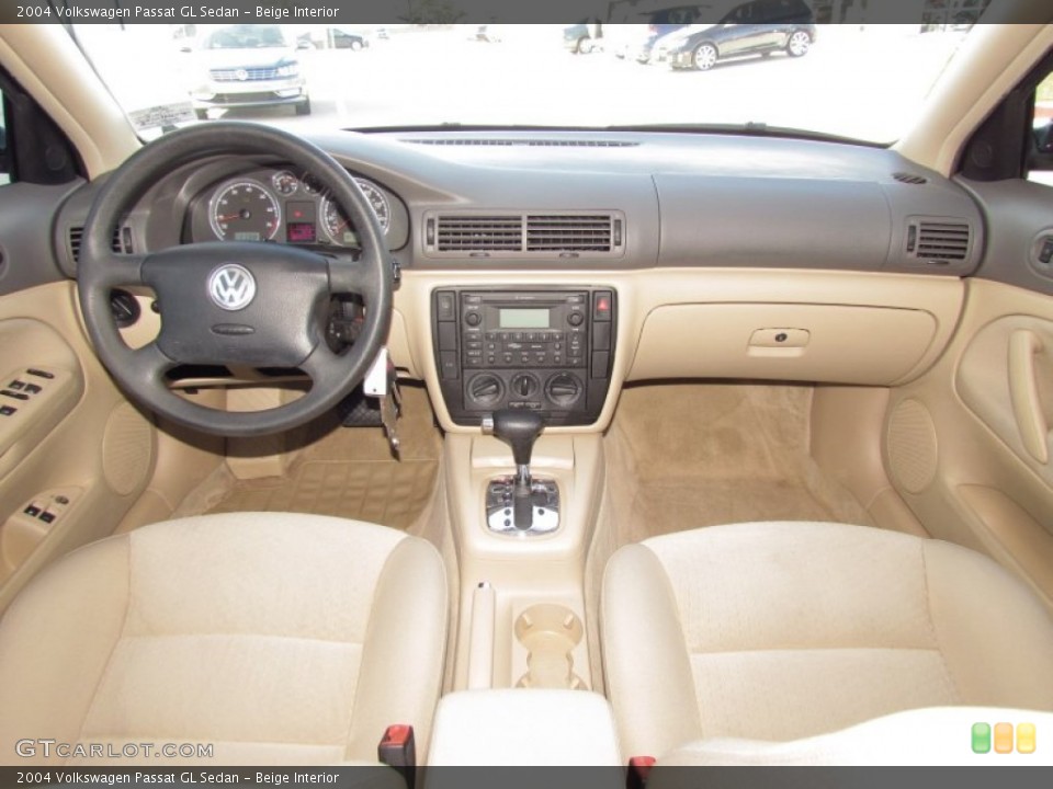 Beige Interior Dashboard for the 2004 Volkswagen Passat GL Sedan #59280486