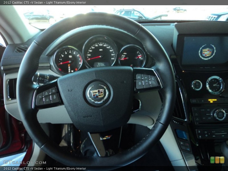 Light Titanium/Ebony Interior Steering Wheel for the 2012 Cadillac CTS -V Sedan #59283186