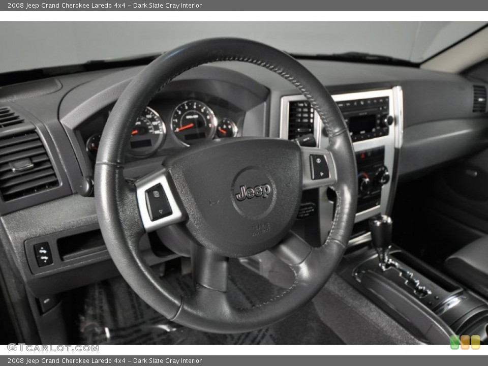 Dark Slate Gray Interior Steering Wheel for the 2008 Jeep Grand Cherokee Laredo 4x4 #59285004