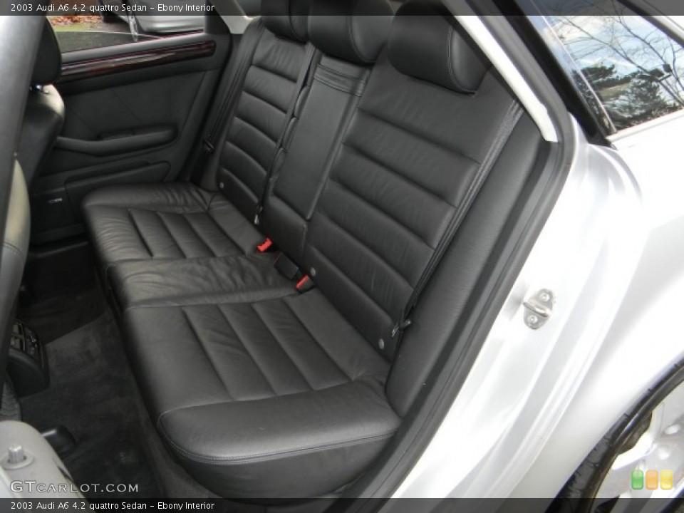 Ebony Interior Photo for the 2003 Audi A6 4.2 quattro Sedan #59285892