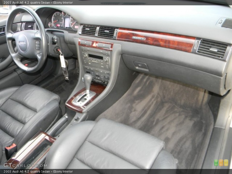 Ebony Interior Dashboard for the 2003 Audi A6 4.2 quattro Sedan #59285919