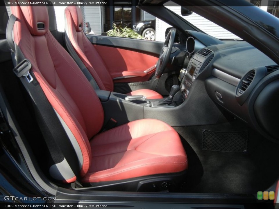 Black/Red Interior Photo for the 2009 Mercedes-Benz SLK 350 Roadster #59286192