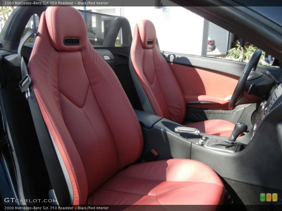Black/Red Interior Photo for the 2009 Mercedes-Benz SLK 350 Roadster #59286202
