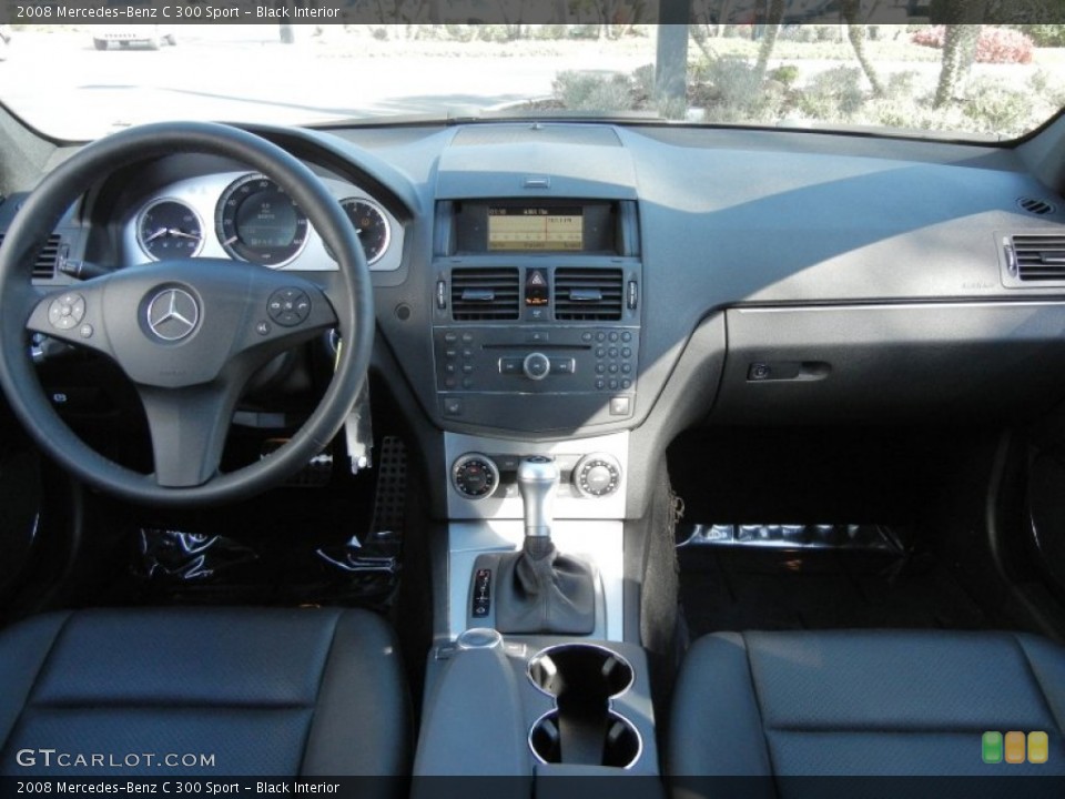 Black Interior Dashboard for the 2008 Mercedes-Benz C 300 Sport #59286495