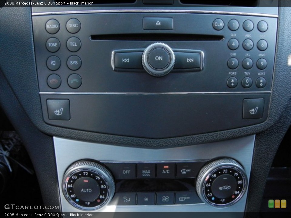Black Interior Controls for the 2008 Mercedes-Benz C 300 Sport #59286537