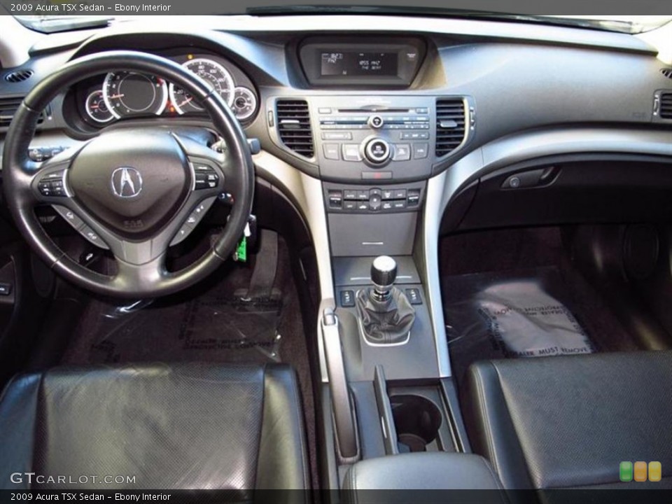 Ebony Interior Dashboard for the 2009 Acura TSX Sedan #59290848