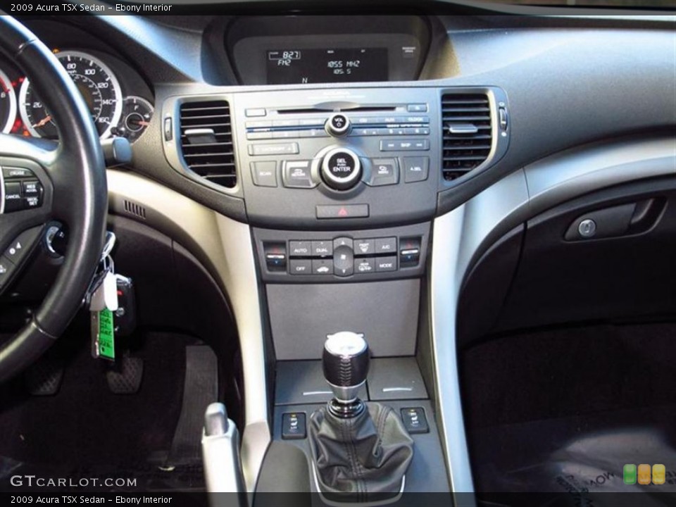 Ebony Interior Controls for the 2009 Acura TSX Sedan #59290875