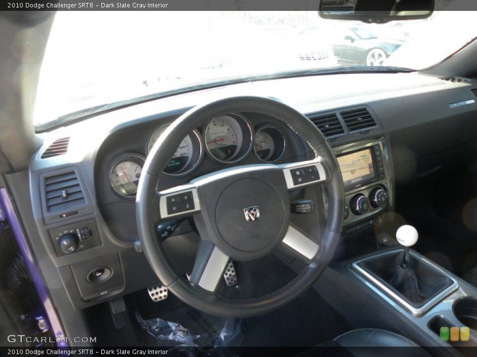 Dark Slate Gray Interior Steering Wheel for the 2010 Dodge Challenger SRT8 #59291164