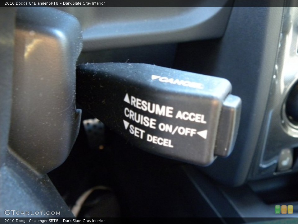 Dark Slate Gray Interior Controls for the 2010 Dodge Challenger SRT8 #59291304