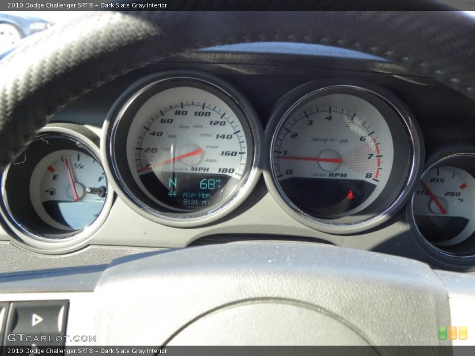 Dark Slate Gray Interior Gauges for the 2010 Dodge Challenger SRT8 #59291313