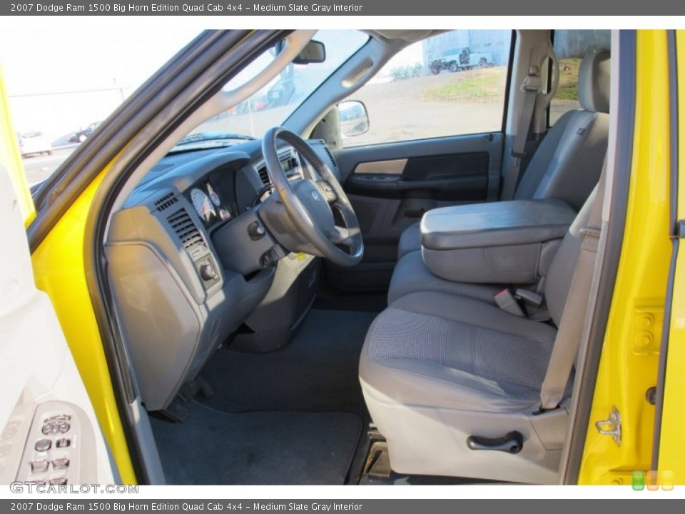 Medium Slate Gray Interior Photo for the 2007 Dodge Ram 1500 Big Horn Edition Quad Cab 4x4 #59295735