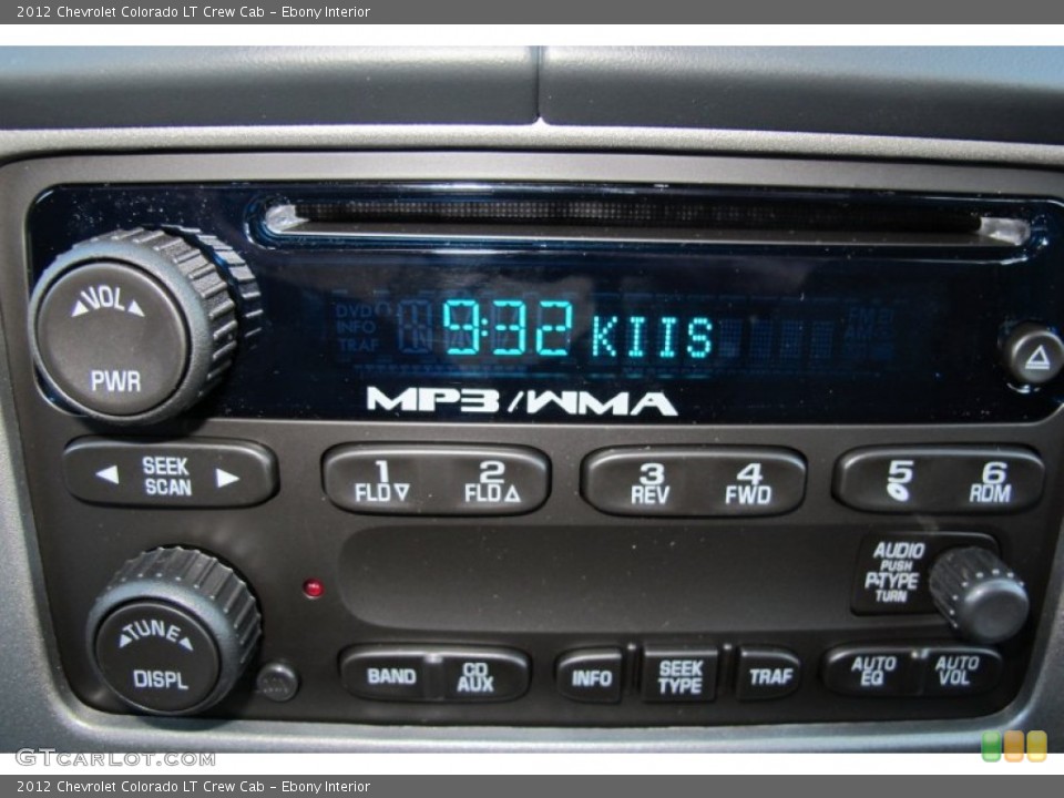 Ebony Interior Audio System for the 2012 Chevrolet Colorado LT Crew Cab #59296631
