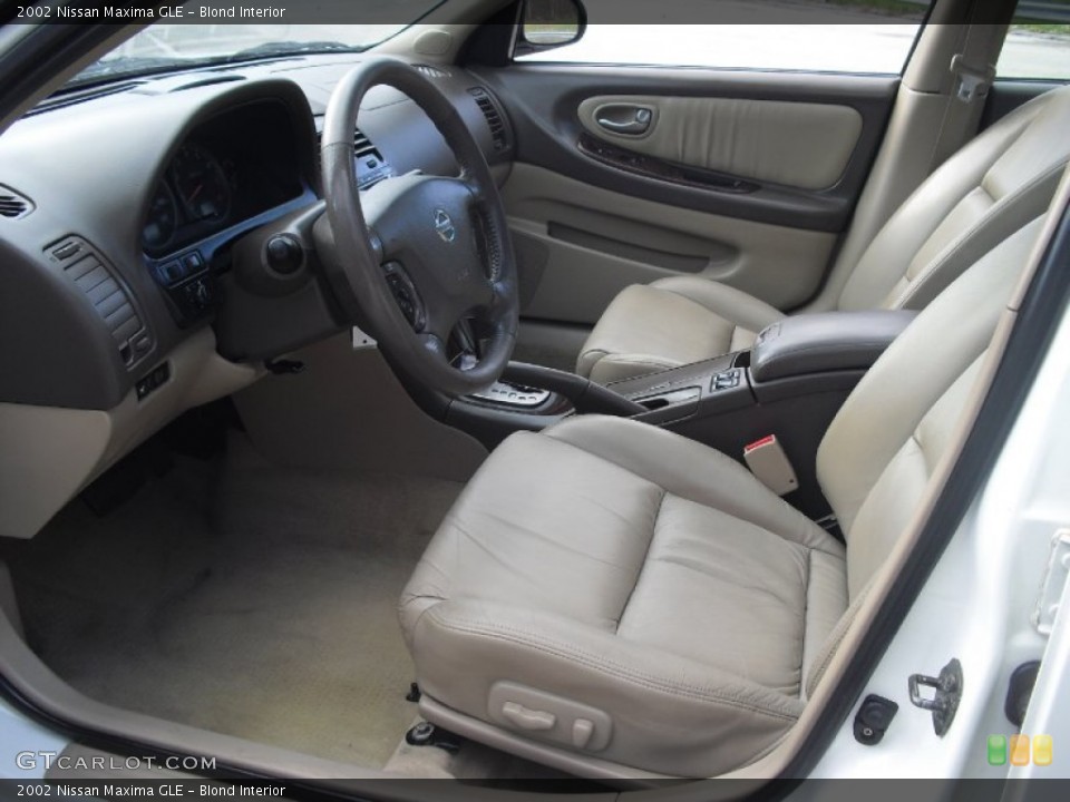 Blond Interior Photo for the 2002 Nissan Maxima GLE #59297175