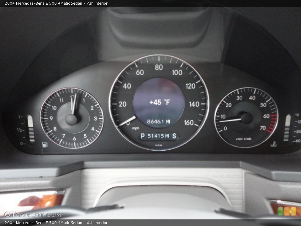 Ash Interior Gauges for the 2004 Mercedes-Benz E 500 4Matic Sedan #59300354