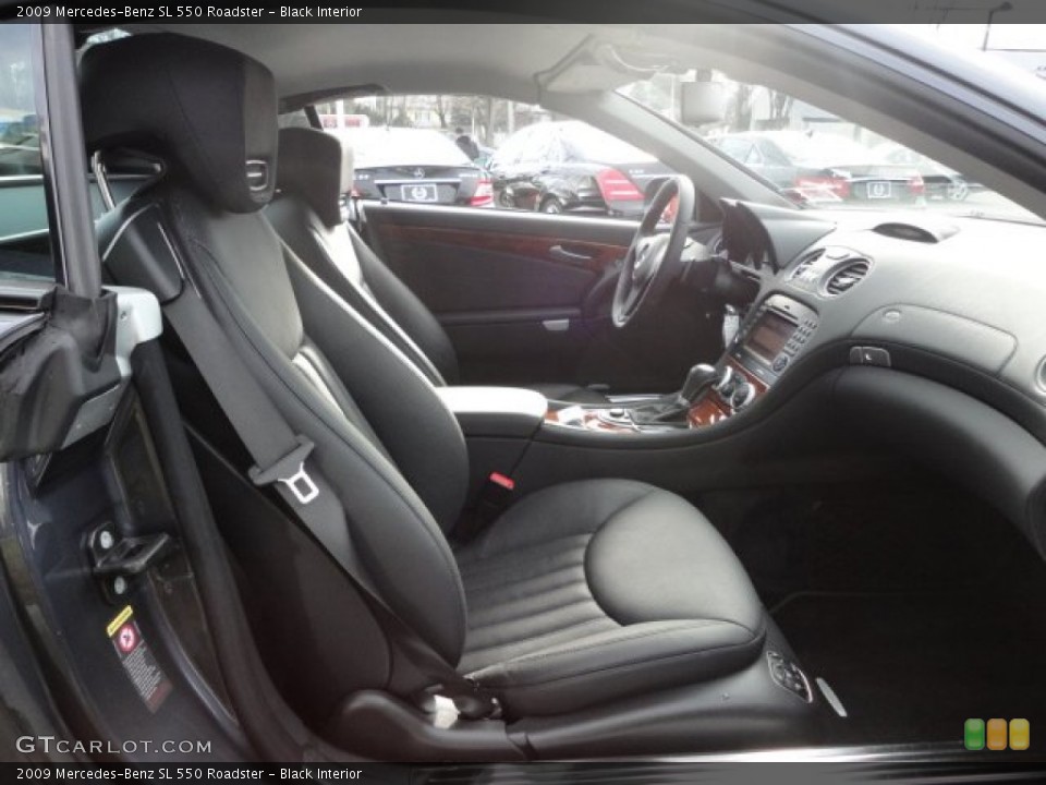 Black Interior Photo for the 2009 Mercedes-Benz SL 550 Roadster #59300612