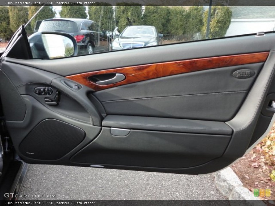 Black Interior Door Panel for the 2009 Mercedes-Benz SL 550 Roadster #59300621