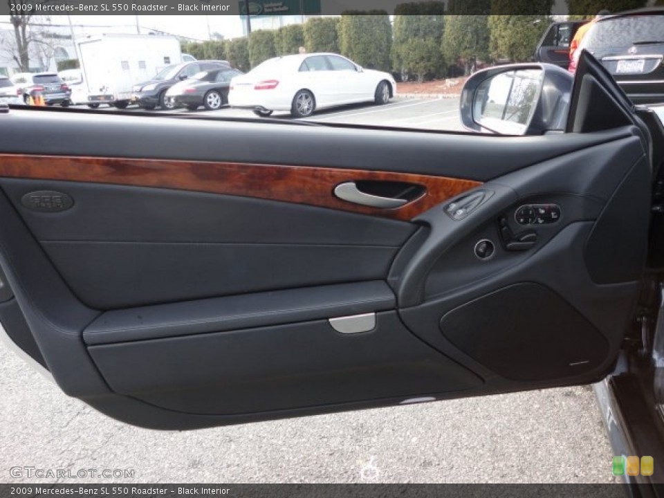 Black Interior Door Panel for the 2009 Mercedes-Benz SL 550 Roadster #59300684
