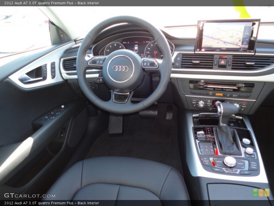 Black Interior Dashboard for the 2012 Audi A7 3.0T quattro Premium Plus #59300726